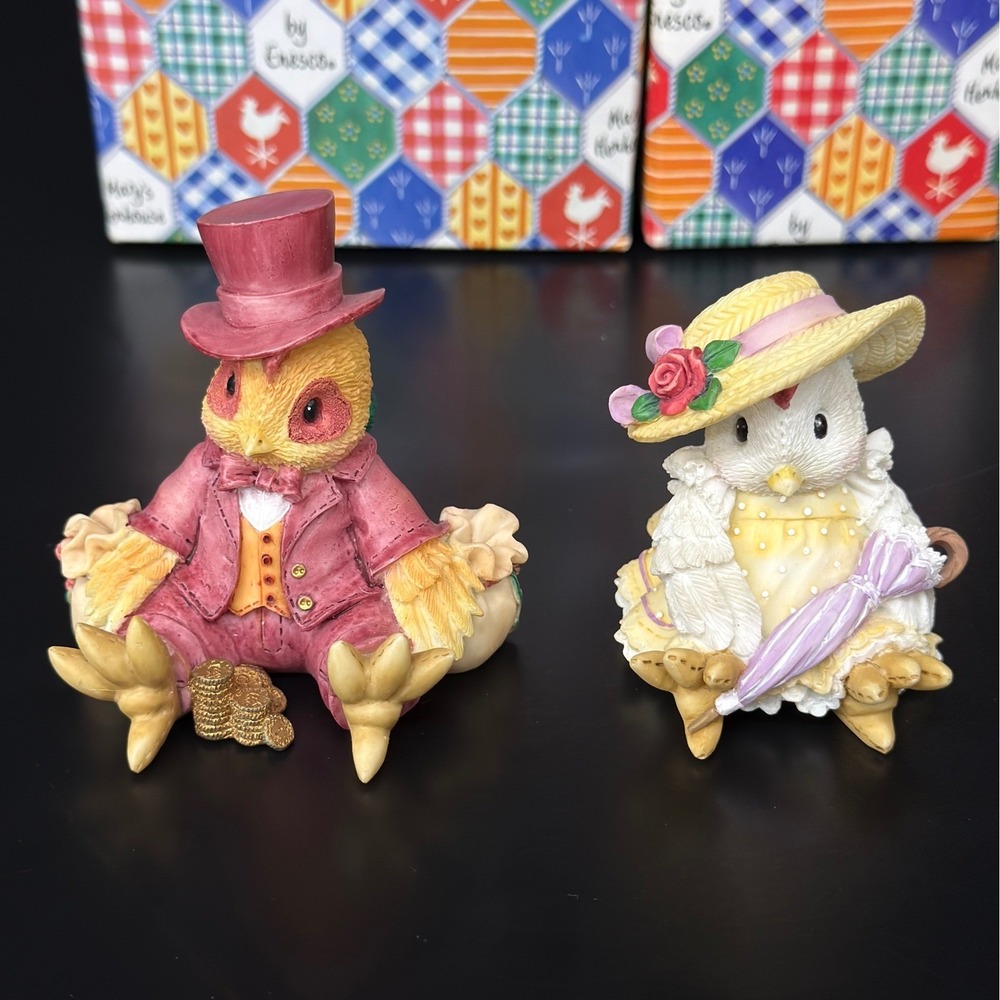 Enesco Marys Henhouse Cheap Cheap & Sitting Pretty Figurine Set 199680 208000